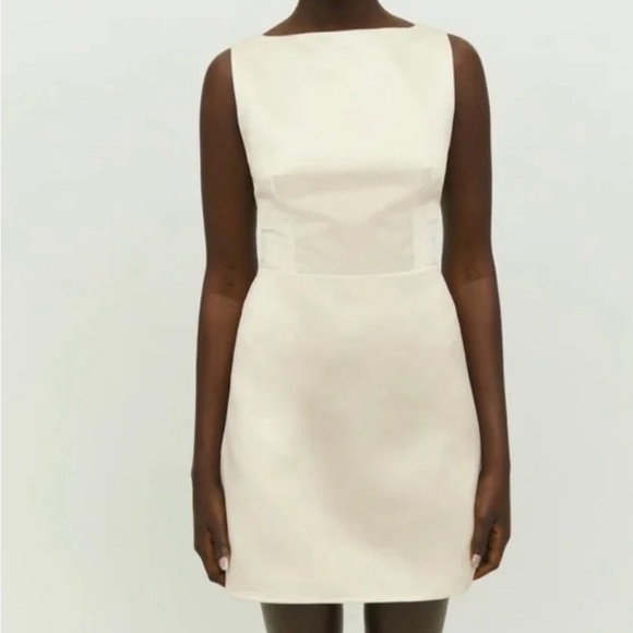 NWT Reformation Zenni Dress in Pale Yellow - Picture 8 of 8